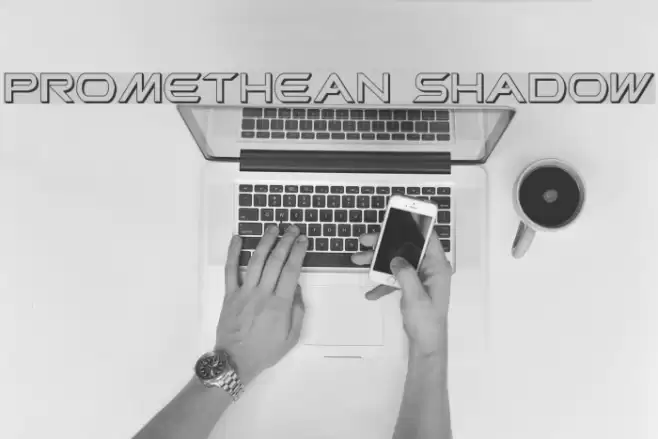 Promethean Shadow Font examples