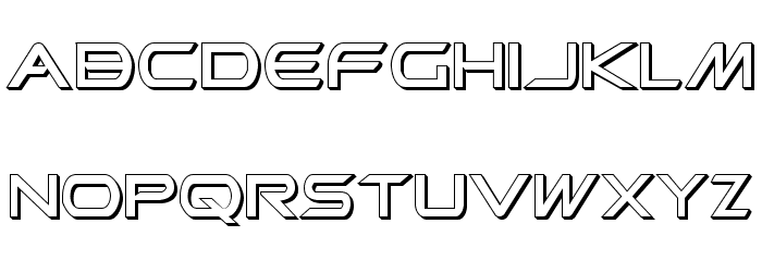 Promethean Shadow Font LOWERCASE