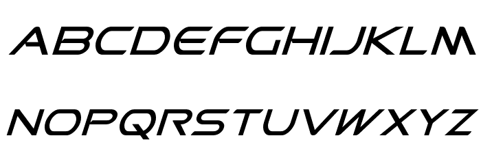 Promethean Super-Italic Font LOWERCASE