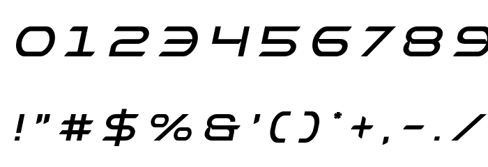 Promethean Title Italic Font OTHER CHARS