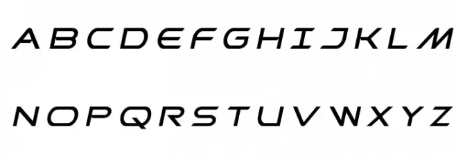 Promethean Title Italic Polices MAJUSCULES