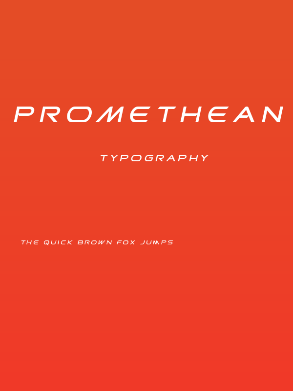 Promethean Title Italic Poster