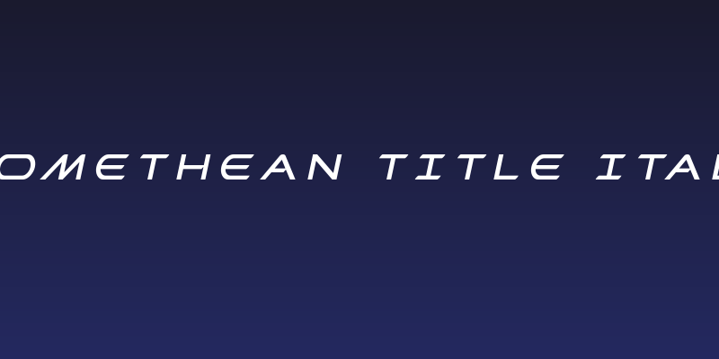 Promethean Title Italic Social Header