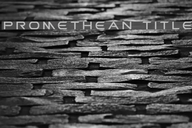 Promethean Title Font examples