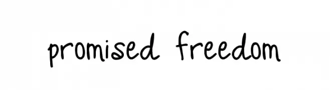 Promised Freedom  Frei Schriftart Herunterladen