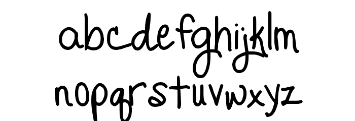 Promised Freedom Font LOWERCASE