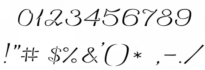 Promocyja Regular Font OTHER CHARS