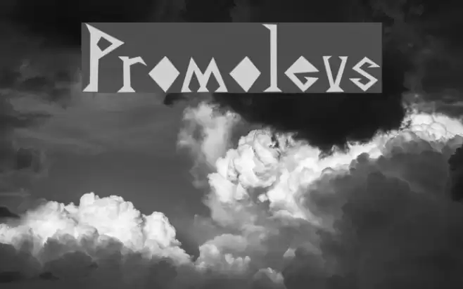 Promoleus Font examples