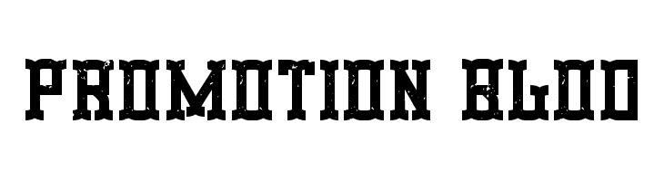 Promotion Blod  免费字体下载