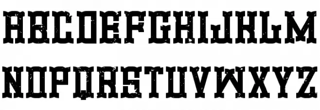 Promotion Blod Schriftart Groß