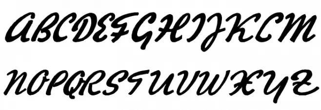 Promotion Script Fonte MAIÚSCULAS