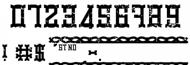 Promotion Font OTHER CHARS