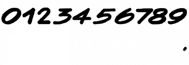 PromotionScript Font OTHER CHARS