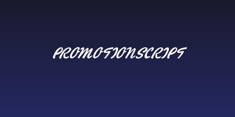 PromotionScript Social Header