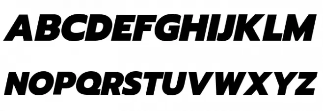Prompt Black Italic Schriftart Groß