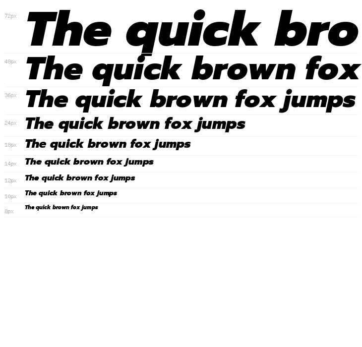 Prompt Black Italic Waterfall