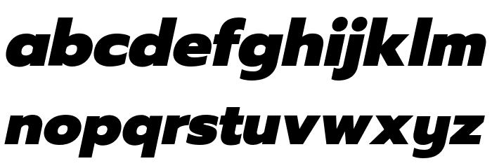Prompt Black Italic Font LOWERCASE