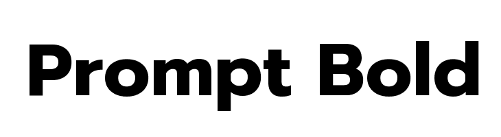 Prompt Bold Font