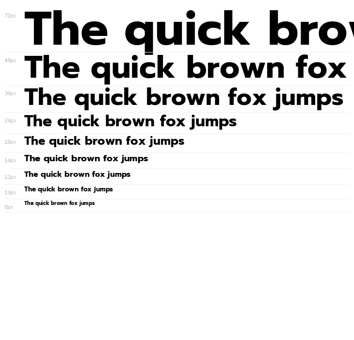 Prompt Bold Waterfall