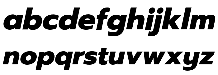 Prompt ExtraBold Italic Font LOWERCASE