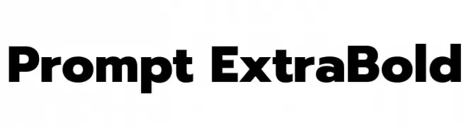 Prompt ExtraBold  免费字体下载