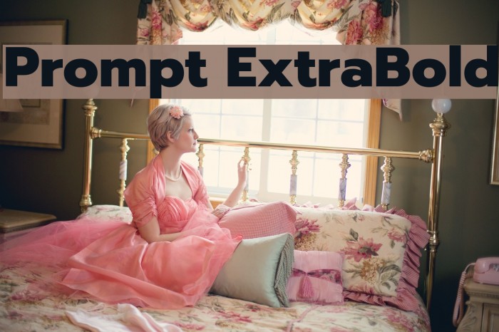 Prompt ExtraBold Font examples