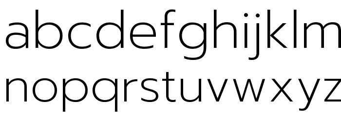 Prompt ExtraLight Font LOWERCASE