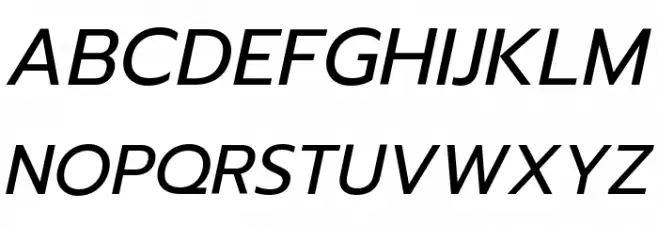Prompt Italic Font Litere mari