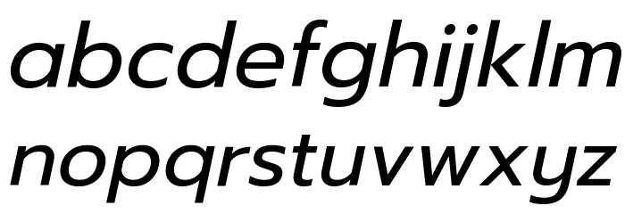 Prompt Italic Font LOWERCASE
