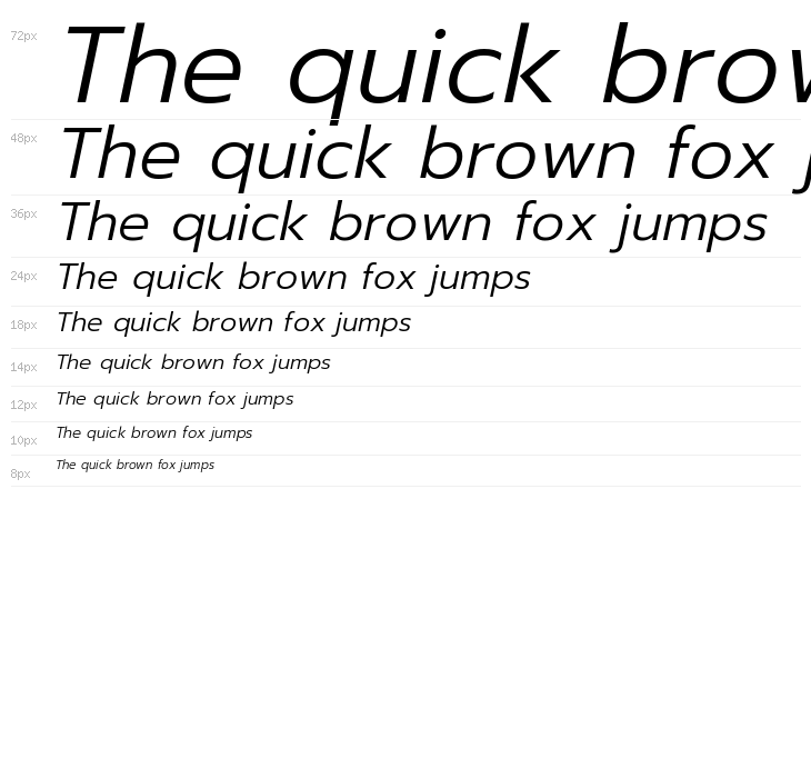 Prompt Light Italic Waterfall