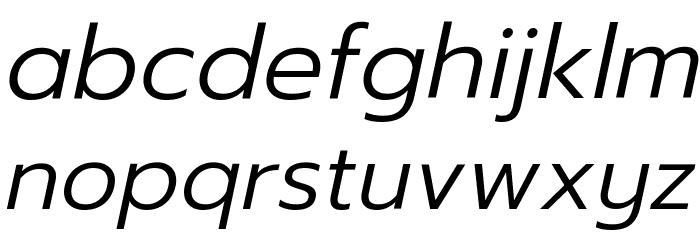 Prompt Light Italic Font LOWERCASE