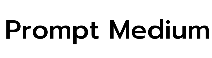 Prompt Medium Font