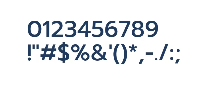 Prompt Medium Font OTHER CHARS