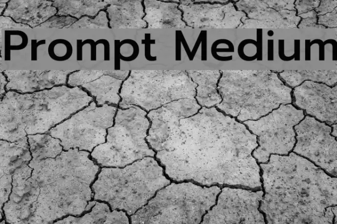 Prompt Medium Font examples