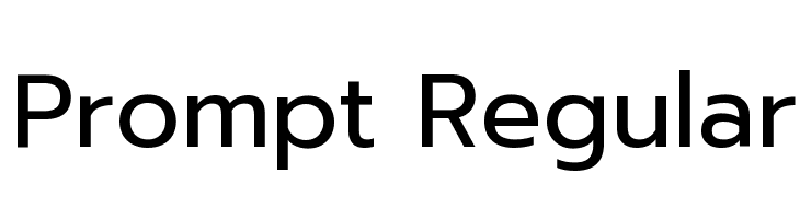 Prompt Regular Font