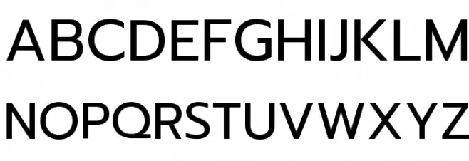Prompt Regular Schriftart Groß