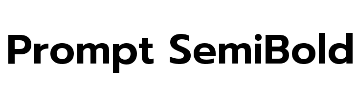 Prompt SemiBold Font