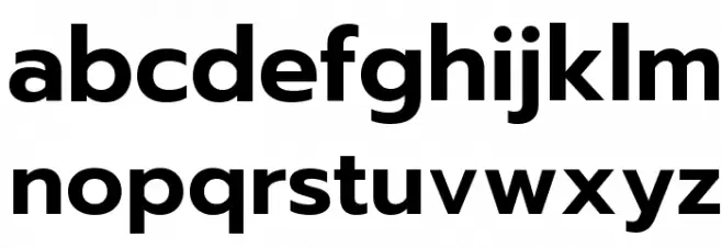 Prompt SemiBold Caratteri MINUSCOLO