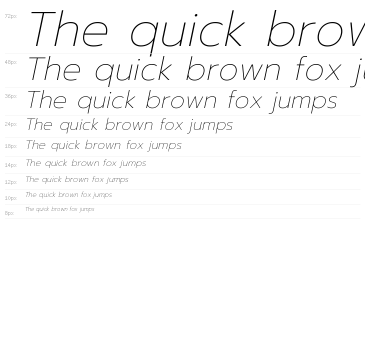 Prompt Thin Italic Waterfall