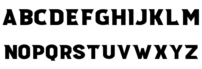 Pronave Font LOWERCASE