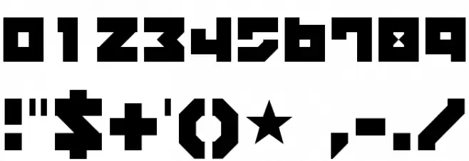 Propaganda Regular:Version 1.00 Font OTHER CHARS