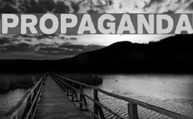 Propaganda Font examples