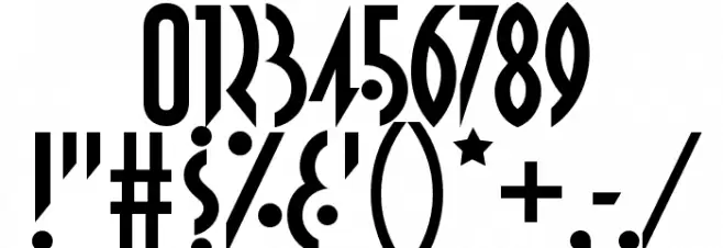 Propaniac-Regular Font OTHER CHARS