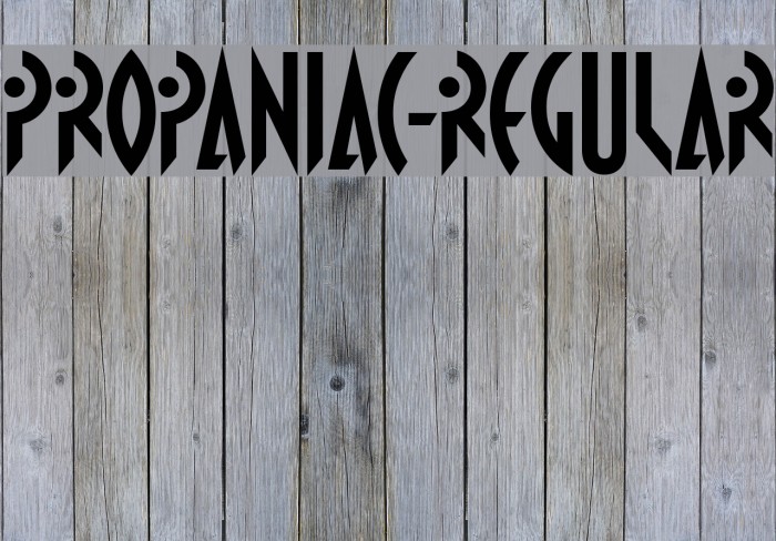 Propaniac-Regular Example 1