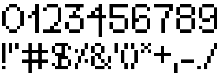 PropelRepel Font OTHER CHARS
