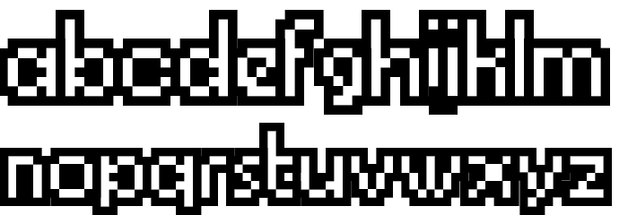 PropelRepelOutli Font LOWERCASE