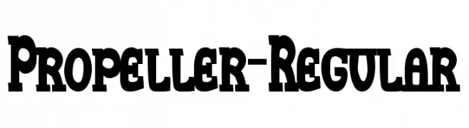 Propeller-Regular  font caratteri gratis
