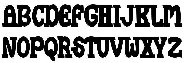 Propeller-Regular Schriftart Kleinbuchstaben