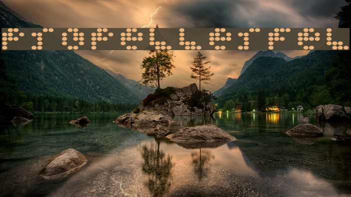 PropellerFuel Schriftart examples