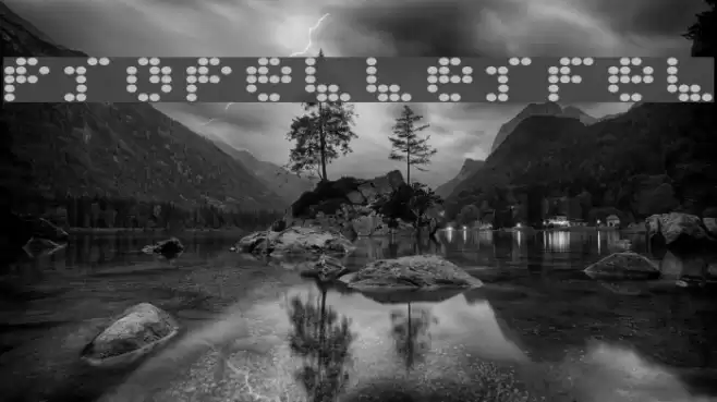 PropellerFuel Font examples